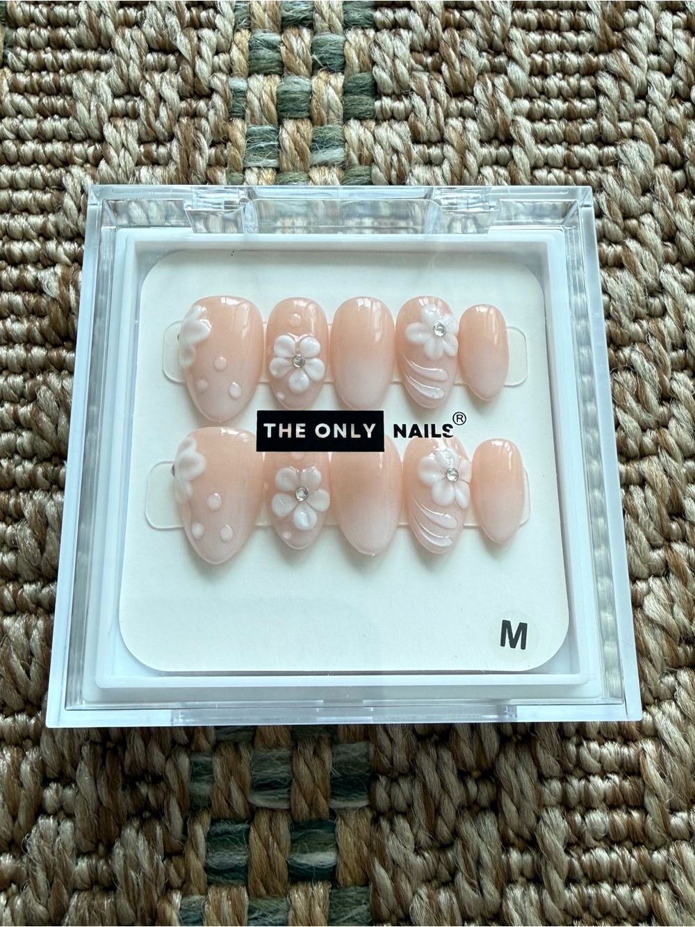The Only Nails Petal Whisper Press On Nails Medium Size